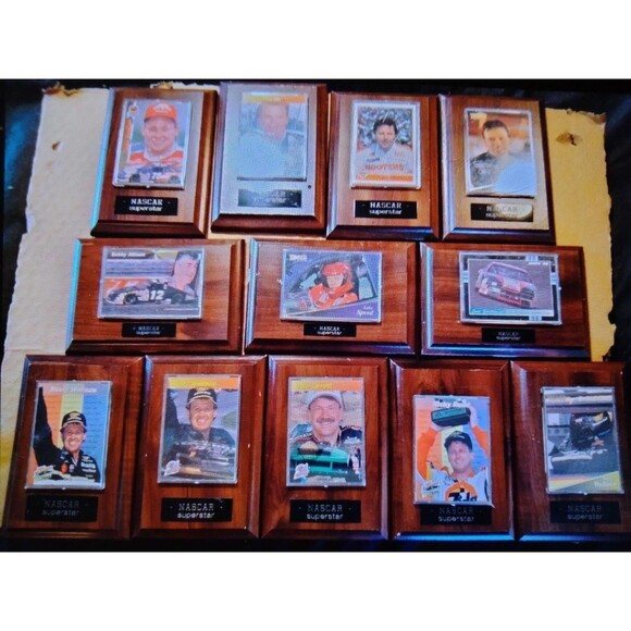 Vintage Nascar Superstar Plaques (sold individually) - Picture 1 of 12